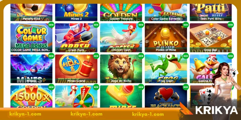 Experience the exciting Table betting experience at Krikya casino